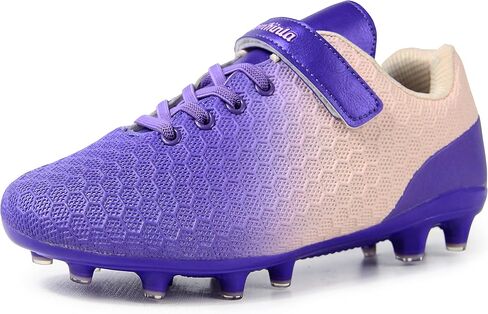 BomKinta Kids Soccer Cleats Firm Ground Athletic Outdoor Football Shoes in Saudi Arabia