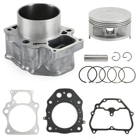 TRX500 Cylinder Piston Gasket Top End Rebuild Kit 92mm for Honda TRX500 12-19 Foreman, Rubicon 500 15-21 Pioneer 500 Cylinder Jug Kit Aftermarket Automotive Parts in Saudi Arabia