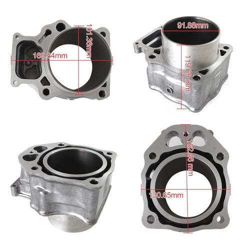 TRX500 Cylinder Piston Gasket Top End Rebuild Kit 92mm for Honda TRX500 12-19 Foreman, Rubicon 500 15-21 Pioneer 500 Cylinder Jug Kit Aftermarket Automotive Parts in Saudi Arabia