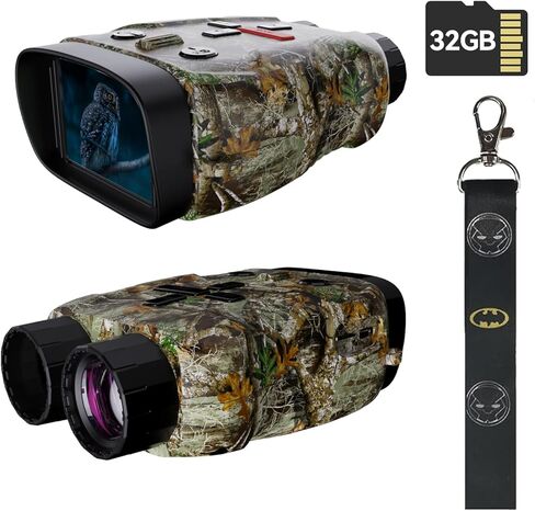 Night Vision Goggles for Kids Gifts with 32GB Card,Birthday Ideas Present 5X Zoom Kids Camera Night Vision Binoculars in Saudi Arabia
