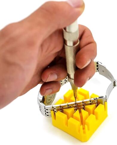 ZEZEFUFU Metal Spring Type Watch Link Pin Remover Punch Watch Repair Tool Watch Band Punch Tool in Saudi Arabia