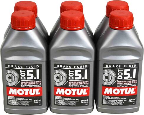 Motul (4 Pack) 100950 100% Synthetic Brake Dot 5.1 Brake Fluid 1/2 Liter or 500 ml in Saudi Arabia