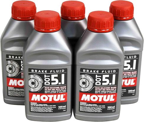 Motul (4 Pack) 100950 100% Synthetic Brake Dot 5.1 Brake Fluid 1/2 Liter or 500 ml in Saudi Arabia
