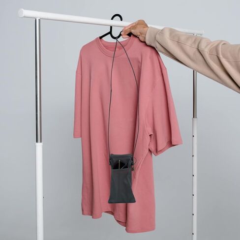 عبوتان من الحقيبة المزدوجة المصنوعة من الألياف الدقيقة من جلد الغزال، وحقيبة النظارات/النظارات الشمسية الناعمة مع حزام قابل للتعديل قابل للإزالة in Kuwait