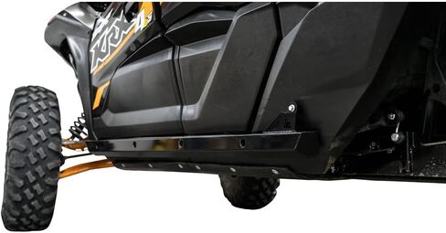Tusk Rock Sliders - إطار UTV أسود عالي التحمل وحماية جانبية - متوافق مع Kawasaki Teryx KRX4 1000 2023-2025 in Saudi Arabia
