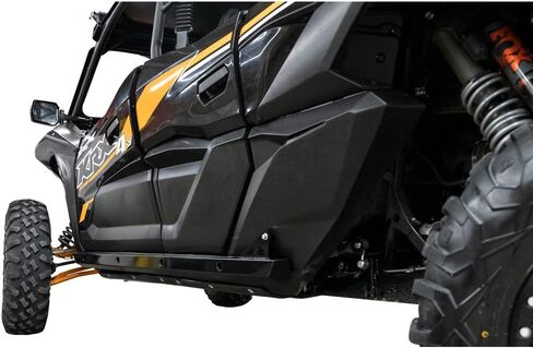 Tusk Rock Sliders - إطار UTV أسود عالي التحمل وحماية جانبية - متوافق مع Kawasaki Teryx KRX4 1000 2023-2025 in Saudi Arabia