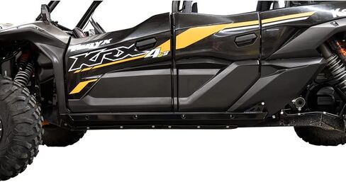 Tusk Rock Sliders - إطار UTV أسود عالي التحمل وحماية جانبية - متوافق مع Kawasaki Teryx KRX4 1000 2023-2025 in Saudi Arabia