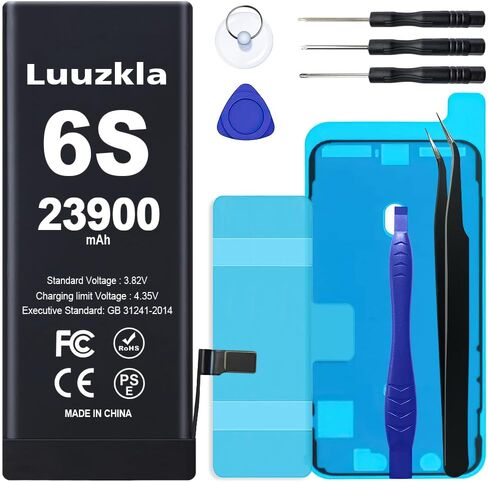 Luuzkla 11500mAh (2024 New Upgrade) Battery Compatible with iPhone 7 PLUS, Super Capacity Battery Replacement Compatible with iPhone 7 PLUS, with Full Tool Kits-0 Cycle High Capacity-24 Months Service in Saudi Arabia