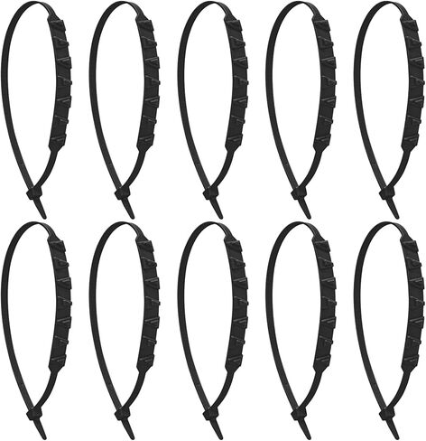 سلاسل الثلج للدراجات النارية E-bike 10 قطع سلاسل الإطارات غير القابلة للانزلاق سلاسل العجلات العالمية للثلج النايلون 20 أسنان سلاسل إطارات الثلج الشتوية سلاسل إطارات الثلج سلاسل العجلات لسلاسل إطارات الثلج سلاسل للإطارات in Kuwait