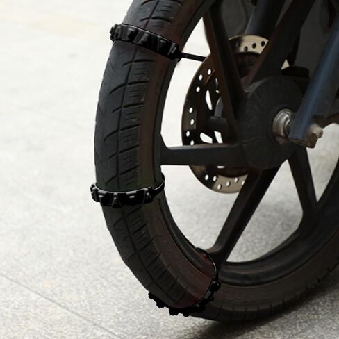 سلاسل الثلج للدراجات النارية E-bike 10 قطع سلاسل الإطارات غير القابلة للانزلاق سلاسل العجلات العالمية للثلج النايلون 20 أسنان سلاسل إطارات الثلج الشتوية سلاسل إطارات الثلج سلاسل العجلات لسلاسل إطارات الثلج سلاسل للإطارات in Kuwait