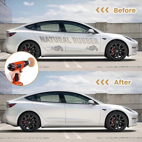 2pcs Car Eraser Wheel with 1 Plastic Scraper and Adapter, 3.5 Inch Decal Remover Wheel for Drill, Rubber Tool Kit for Quick Remove Sticker, Vinyl, Decal, Adhesive, Residue, Tape in Saudi Arabia
