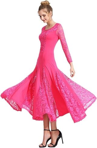 فساتين قاعة الرقص للنساء، فستان رقص حديث، قاعة رقص الفالس، التانغو، المعيار الوطني in Kuwait