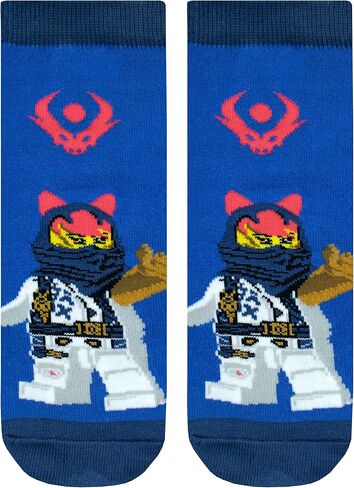 مجموعة جوارب LEGO Ninjago للأولاد مكونة من 3 قطع، مجموعة جوارب Ninja للأطفال مكونة من 3 قطع، ملابس داخلية قطنية للأولاد in Saudi Arabia