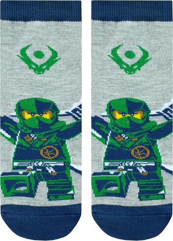 مجموعة جوارب LEGO Ninjago للأولاد مكونة من 3 قطع، مجموعة جوارب Ninja للأطفال مكونة من 3 قطع، ملابس داخلية قطنية للأولاد in Saudi Arabia