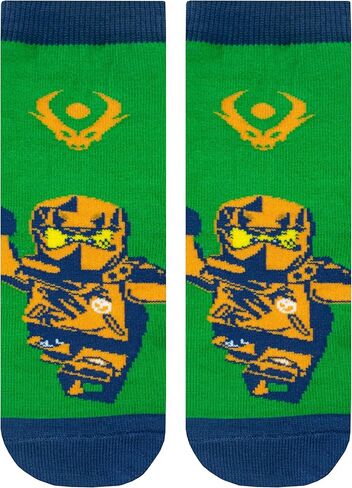 مجموعة جوارب LEGO Ninjago للأولاد مكونة من 3 قطع، مجموعة جوارب Ninja للأطفال مكونة من 3 قطع، ملابس داخلية قطنية للأولاد in Saudi Arabia