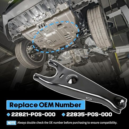 22821-PPP-000 شوكة تحرير القابض مع طقم زنبركي لسيارة Honda Accord 1993-2002، Honda Prelude 1993-2001، ذراع تحرير القابض يحل محل 22835-P0S-000 in Saudi Arabia