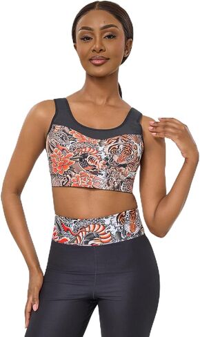 Ethika Women’s High Impact Sports Bra – Subzero Cooling Fabric, Adjustable Straps, Hook & Eye Closure, Mesh Ventilation, Maximum Support Workout Bra - Subzero Performance - Shogun (AST, M) in Saudi Arabia