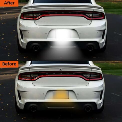 LED License Plate Light for Charger 2015-2023, for Challenger, for Chrysler 300, for Compass 2017-2022, 6500K Tag Light, Rear Lamp Replacement 6000K White, 1 Piece in Kuwait