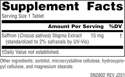 Source Naturals Serene Science Saffron Extract, for Mood Support* - 60 Tablets in Saudi Arabia