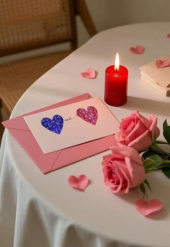 500 قطعة من ملصقات القلب اللامعة، ملصقات قلب للأطفال المعلم مقاس 1 بوصة ذاتية اللصق ملونة لتزيين حفلات أعياد الميلاد وحفلات عيد الحب in Kuwait