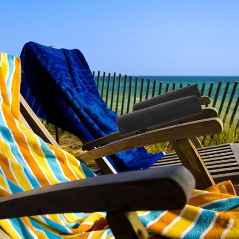 SUPVOX Foldable Chair Armrest Pads Pair Soft Elbow Cushion Replacement for Outdoor Camping Beach Chairs and Balcony Seating Comfortable Armrest Support in Kuwait