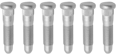 6PCS Serrated Wheel Stud Bolts 610-434 M14x1.50 16mm Knurl, 58mm Length Compatible with GMC Chevrolet Silverado 1500, Traverse, Colorado, Yukon Tahoe, Cadillac Escalade in Saudi Arabia