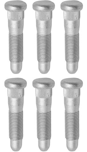 6PCS Serrated Wheel Stud Bolts 610-434 M14x1.50 16mm Knurl, 58mm Length Compatible with GMC Chevrolet Silverado 1500, Traverse, Colorado, Yukon Tahoe, Cadillac Escalade in Saudi Arabia