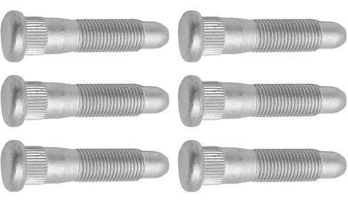 6PCS Serrated Wheel Stud Bolts 610-434 M14x1.50 16mm Knurl, 58mm Length Compatible with GMC Chevrolet Silverado 1500, Traverse, Colorado, Yukon Tahoe, Cadillac Escalade in Saudi Arabia