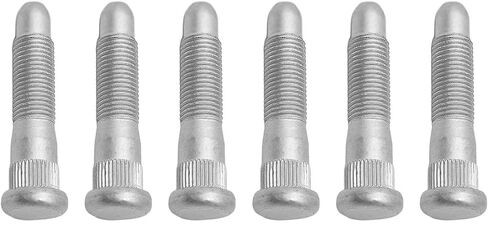 6PCS Serrated Wheel Stud Bolts 610-434 M14x1.50 16mm Knurl, 58mm Length Compatible with GMC Chevrolet Silverado 1500, Traverse, Colorado, Yukon Tahoe, Cadillac Escalade in Saudi Arabia