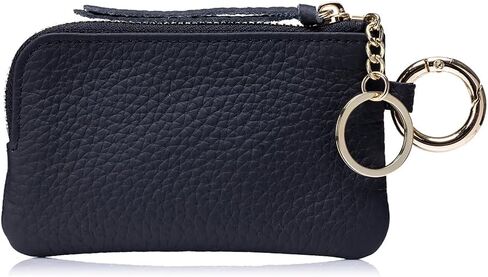 Genuine Leather Coin Purse with Wrist Strap & Keychain – Mini Zipper Wallet, Change Holder & Coin Pouch for Women, Slim Minimalist Travel Wallet with Gift Box (Vintage Wash) in Saudi Arabia