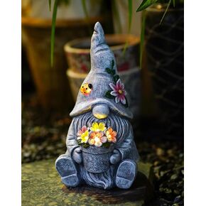 Goodeco Dog Statue with Solar Butterfly - Ideal Gifts for Dad, Mom or Birthdays, Beautifully Crafted Outdoor Decorations to Wow Your Guests in Kuwait