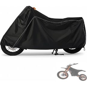 غطاء دراجة ترابية كهربائية شديدة التحمل - أكسفورد مقاوم للماء 600D، مناسب خصيصًا لـ Soleil01، Razor MX650/MX500، Burromax TT250، Massimo E13، 12"-14" دراجات إلكترونية ذات إطارات سميكة in Kuwait