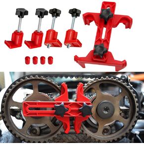 Engine Timing Tool, Camshaft Locking Tool, 9PCS Car Auto Dual Cam Clamp Camshaft Engine Timing Sprocket Gear Locking Kit, Cam Gear Clamp and Holder Set Universal for Most Cars, Trucks and Vans in Kuwait