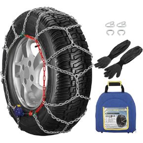 مجموعة ECCPP مكونة من سلسلتين لإطارات الثلج، لعرض الإطار (235 245 255 265 275 مم) 15 بوصة 16 بوصة 17 بوصة 18 بوصة 19 بوصة 20 بوصة سيارات بيك اب سيارات الدفع الرباعي سلسلة جر إطارات الطوارئ العالمية قابلة للتعديل سلسلة ثلج سميكة مضادة للانزلاق in Kuwait