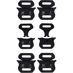 Paracord Bracelet Clips, Quick Release Belt Buckle Metal Shackle Lock, Set of 6 (5/8inch) in Kuwait