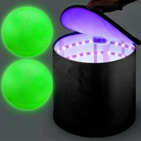 Hiboom 2 جهاز كمبيوتر شخصى 10 بوصة يتوهج في الظلام Kickballs مع مضخة الأشعة فوق البنفسجية ضوء متوهج حقيبة شاحن سريع للأطفال البالغين ملعب المدرسة الفناء الخلفي لعبة في الهواء الطلق في الألعاب المظلمة in Kuwait