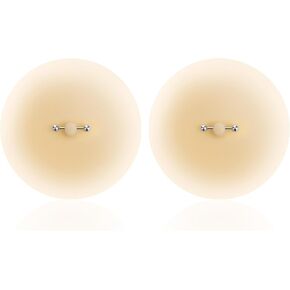 2pcs Silicone Nipple Cover with Piercing,Ultra-thin Nipple Covers for Women,Sticky Adhesive Silicone Nipples Pasty,Waterproof,Reusable Pasties Yellow in Saudi Arabia
