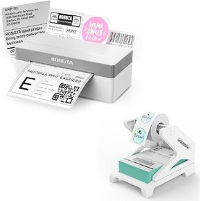 Rongta RP425 Label Printer+ White Label Holder in Saudi Arabia