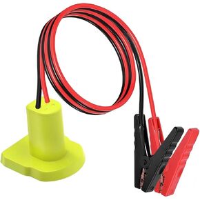 محول كابلات القفز متوافق مع بطارية Ryobi 18 فولت، مشبك التمساح 12AWG 2FT بطارية محمولة - كابل معزز للطوارئ لبدء البطاريات الميتة في السيارات والشاحنات والمركبات الخفيفة in Kuwait