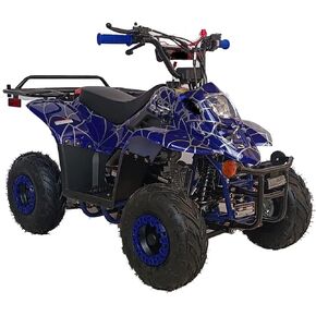 110cc ATV Four Wheelers Fully Automatic 4 Stroke Engine 6 Inch Tires Quads for Kids Spider Black in Saudi Arabia