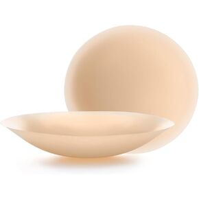 أغطية حلمات سيليكون قابلة لإعادة الاستخدام من بينك بولكا للنساء - فطائر لاصقة رفيعة للغاية - بتلات الثدي غير مرئية ولا تظهر in Kuwait