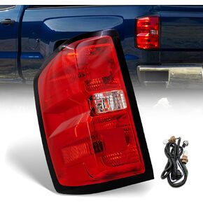 مجموعة مصابيح الذيل الخلفية VPIMOZO متوافقة مع 2007-2013 Silverado 1500 2500 3500HD OE Style مصباح فرامل المصابيح الخلفية للسائق الأيسر مع لمبة وتسخير يحل محل GM2800207 in Kuwait