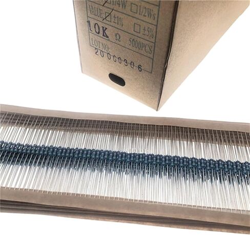 5000 قطعة 1/8W 1/6W 1% معدن مقاوم من غشاء 0R ~ 10M 1R 2R 10R 22R 100R 220R 330R 1K 2.2K 3.3K 4.7K 10K 22K 47K 100K 100 220 330 1M (680K) in Saudi Arabia