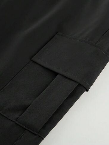 Boys Casual Cargo Pants Workout Baggy Wide Leg Trousers Bottom with Pockets Workwear Jogger Sweatpants for 8-12Y in Kuwait