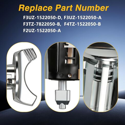 Door Lock Cylinders Set & Ignition Switch Lock Cylinder with Keys Compatible with Ford Aerostar Ranger Bronco E150/250/350 F150/250/350 Replace # F3UZ-1522050-D, F3TZ-7822050-B in Kuwait