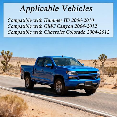 Ignition Lock Cylinder Kit Compatible with Chevrolet Colorado & Hummer H3 & GMC Canyon, Door Lock Barrel for Front Left and Right Side Replace#19121155, LC65360 in Kuwait