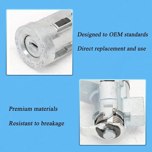 Ignition Lock Cylinder Kit Compatible with Chevrolet Colorado & Hummer H3 & GMC Canyon, Door Lock Barrel for Front Left and Right Side Replace#19121155, LC65360 in Kuwait
