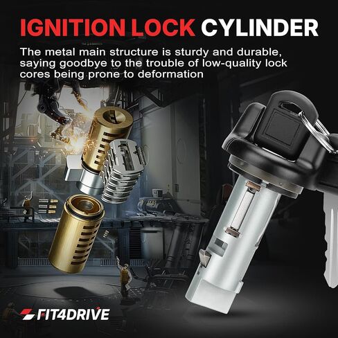 924-893 Ignition Lock Cylinder with Key Compatible with Cadillac Escalade 99-00, Chevy S10 Express 1500/2500/3500 C2500 Blazer 1998, Tahoe, GMC Yukon K2500/K3500 C2500/C3500/C3500HD Replace 26049532 in Saudi Arabia
