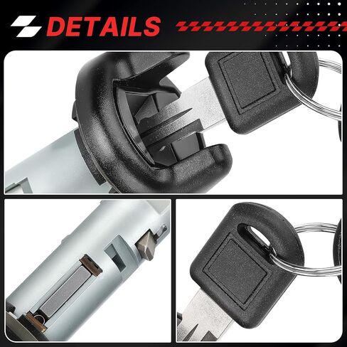 924-893 Ignition Lock Cylinder with Key Compatible with Cadillac Escalade 99-00, Chevy S10 Express 1500/2500/3500 C2500 Blazer 1998, Tahoe, GMC Yukon K2500/K3500 C2500/C3500/C3500HD Replace 26049532 in Saudi Arabia