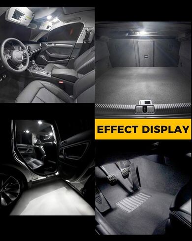 استبدال ضوء LED الداخلي للسيارة BMT xms لسيارة JEEP Compass 2017-2022,6000K حزمة لمبات الإضاءة الداخلية فائقة السطوع، 11 قطعة in Kuwait